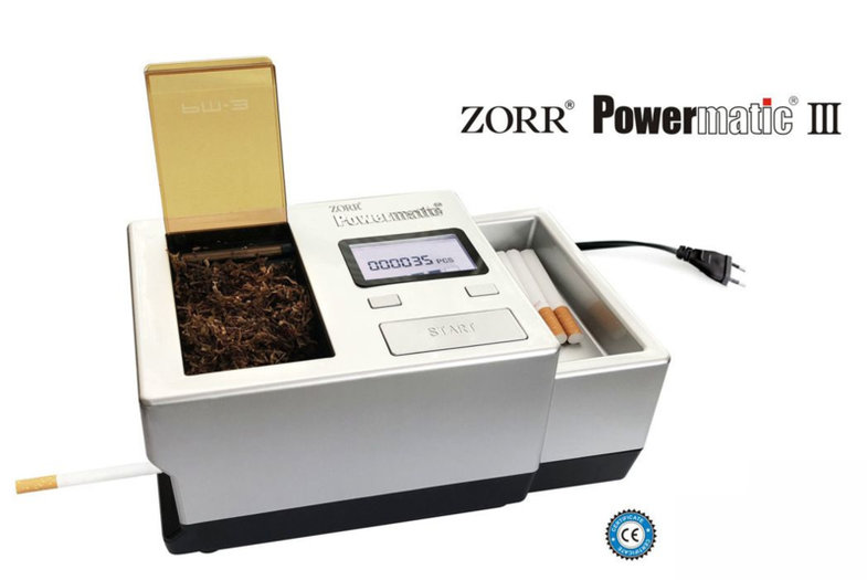 Powermatic 3 plus elektrische sigarettenmachine