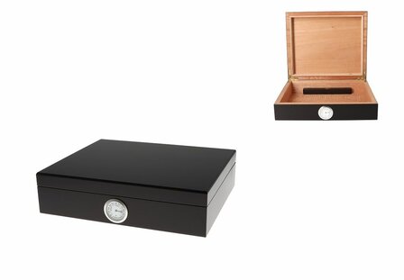 Humidor Germanus Movel Black 26x22,3x6,2