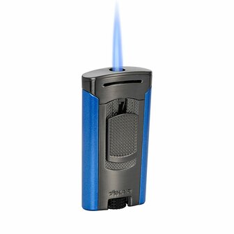 Xikar - Aansteker - Astral Single JetFlame - Gunmetal and Blue1