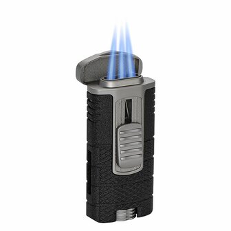 Xikar - Aansteker - Tactical Triple JetFlame - Gunmetal1