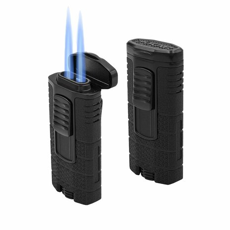 Xikar - Aansteker - Tactical Triple JetFlame - Black