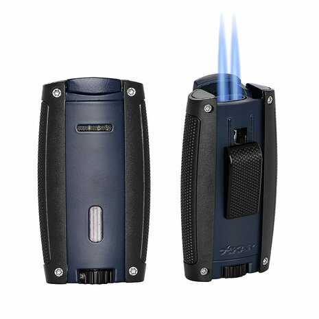 Xikar - Aansteker - Turismo Double JetFlame - Matte Blue