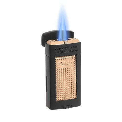 Xikar - Aansteker - Ion Double JetFlame - Black and Rose1